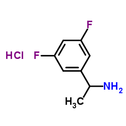 1-(3,5-difluorophenyl)ethanamine hydrochloride structure