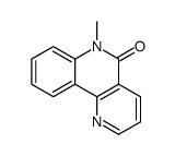 6-methylbenzo[h][1,6]naphthyridin-5-one Structure