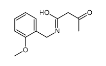 N-(2-methoxybenzyl)-3-oxobutanamide结构式