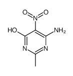 6-AMINO-2-METHYL-5-NITROPYRIMIDIN-4(1H)-ONE Structure