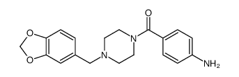 1-(4-Aminobenzoyl)-4-(1,3-benzodioxol-5-ylmethyl)piperazine picture