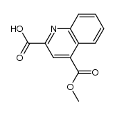 2-carboxy-4-methoxycarbonylquinoline Structure