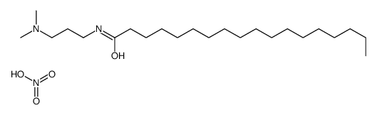 N-[3-(dimethylamino)propyl]octadecanamide,nitric acid Structure