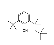 2-(1,1-Dimethylethyl)-4-methyl-6-(1,1,3,3-tetramethylbutyl)phenol结构式