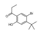 1-(5-bromo-4-tert-butyl-2-hydroxyphenyl)propan-1-one Structure