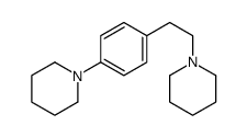 1-[4-(2-piperidin-1-ylethyl)phenyl]piperidine Structure