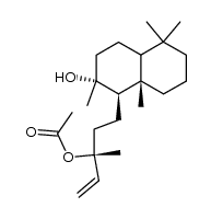 Sclaveol-13-monoacetat Structure