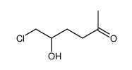 6-chloro-5-hydroxy-hexan-2-one Structure