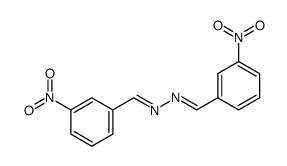 3-nitrobenzaldehyde N-[-(3-nitrophenyl)methylidene]hydrazone结构式