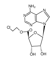 adenosine-5'-carboxylic acid 2-chloroethyl ester Structure