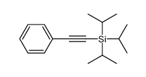 2-phenylethynyl-tri(propan-2-yl)silane结构式