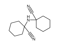 1-[(1-cyanocyclohexyl)amino]cyclohexane-1-carbonitrile Structure