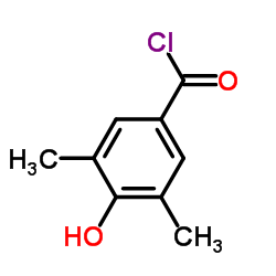 Benzoylchloride,4-hydroxy-3,5-dimethyl-(9CI)结构式
