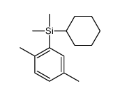 cyclohexyl-(2,5-dimethylphenyl)-dimethylsilane Structure