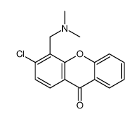 3-chloro-4-[(dimethylamino)methyl]xanthen-9-one Structure