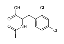 2-acetamido-3-(2,4-dichlorophenyl)propionic acid结构式