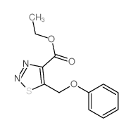 1,2,3-Thiadiazole-4-carboxylicacid, 5-(phenoxymethyl)-, ethyl ester picture