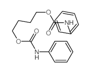 4-(phenylcarbamoyloxy)butyl N-phenylcarbamate Structure