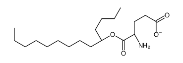 (4S)-4-amino-5-oxo-5-tetradecan-5-yloxypentanoate结构式