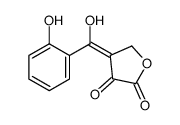 4-[hydroxy-(2-hydroxyphenyl)methylidene]oxolane-2,3-dione Structure