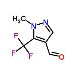 1-Methyl-5-(trifluoromethyl)-1H-pyrazole-4-carboxaldehyde picture