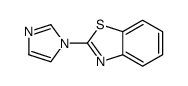 Benzothiazole, 2-(1H-imidazol-1-yl)- (9CI) Structure