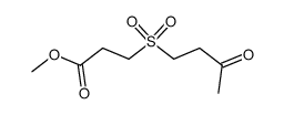 Methyl 3-((3-oxobutyl)sulfonyl)propanoate picture