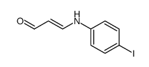 β-(p-Jodanilino)acrolein结构式