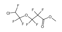 methyl 3-(2-chloro-1,1,2-trifluoroethoxy)-2,2,3,3-tetrafluoropropanoate Structure