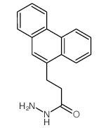 3-phenanthren-9-ylpropanehydrazide Structure