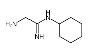 Ethanimidamide,2-amino-N-cyclohexyl- Structure