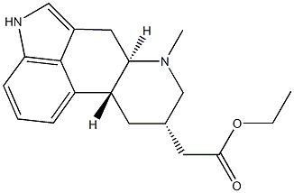 8β-(2-Acetoxyethyl)-6-methylergoline结构式