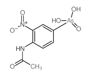 Arsonic acid, [4-(acetylamino)-3-nitrophenyl]-(9CI)结构式