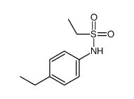 Ethanesulfonamide, N-(4-ethylphenyl)- (9CI) Structure