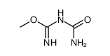 N-carbamoyl-O-methyl-isourea Structure