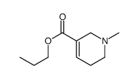1,2,5,6-Tetrahydro-1-methylpyridine-3-carboxylic acid propyl ester structure