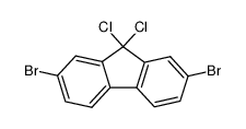 2,7-dibromo-9,9-dichloro-fluorene Structure