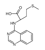 (2S)-4-methylsulfanyl-2-(quinazolin-4-ylamino)butanoic acid Structure