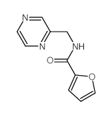 2-Furancarboxamide,N-(2-pyrazinylmethyl)- structure