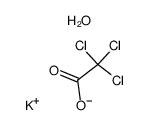 trichloro-acetic acid ; potassium-compound结构式
