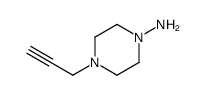 4-(prop-2-yn-1-yl)piperazin-1-amine结构式