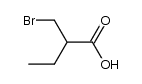 2-(bromomethyl)butanoic acid结构式