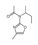 N-butan-2-yl-N-(4-methyl-1,3-oxazol-2-yl)acetamide Structure