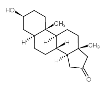 Androstan-16-one,3-hydroxy-, (3b,5a)-结构式