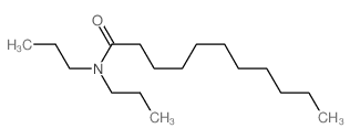 Undecanamide,N,N-dipropyl- structure