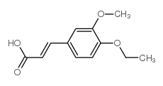 3-(4-Ethoxy-3-methoxyphenyl)acrylic acid Structure