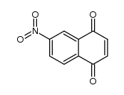 6-nitro-1,4-naphthoquinone结构式