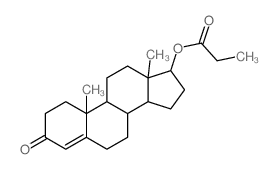 (10,13-dimethyl-3-oxo-1,2,6,7,8,9,11,12,14,15,16,17-dodecahydrocyclopenta[a]phenanthren-17-yl) propanoate picture