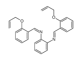 1-(2-prop-2-enoxyphenyl)-N-[2-[(2-prop-2-enoxyphenyl)methylideneamino]phenyl]methanimine结构式