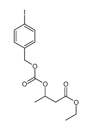 Carbonic acid 2-ethoxycarbonyl-1-methylethyl 4-iodobenzyl ester Structure